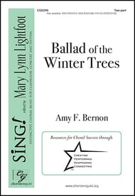 Ballad of the Winter Trees Two-Part choral sheet music cover Thumbnail